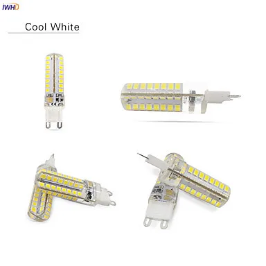 IWHD 3W G9 Светодиодная Лампа 220V 64xsmd3528 с регулируемой яркостью лампа кукурузная