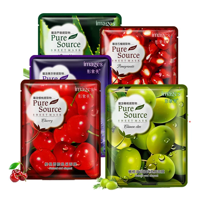 Изображения. 10 шт./лот. Увлажняющая черная маска для лица с йогуртом и птичьим