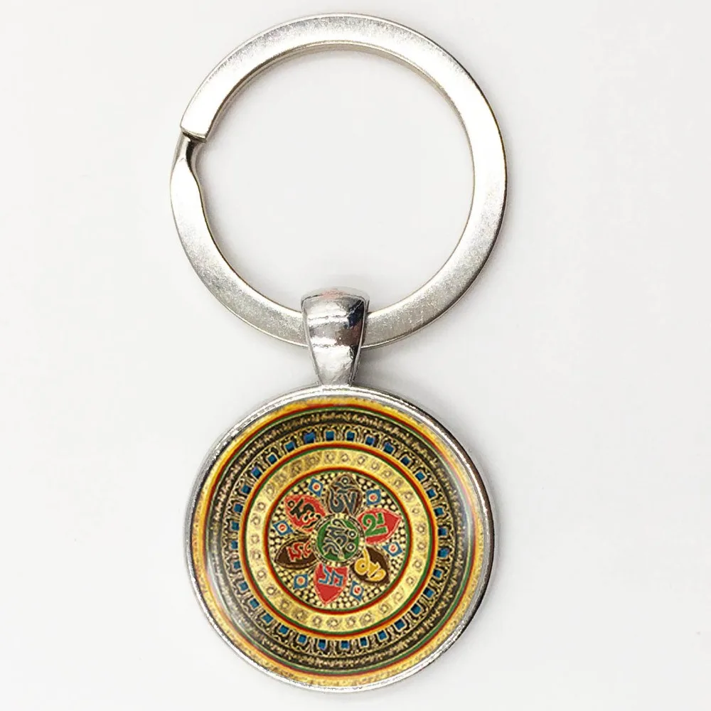 Креативный новый подарок буддистский стеклянный драгоценный камень цепочка для