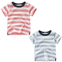 summer new striped children t shirts boys kids t shirt designs teen clothing for boys baby clothing girls t shirts