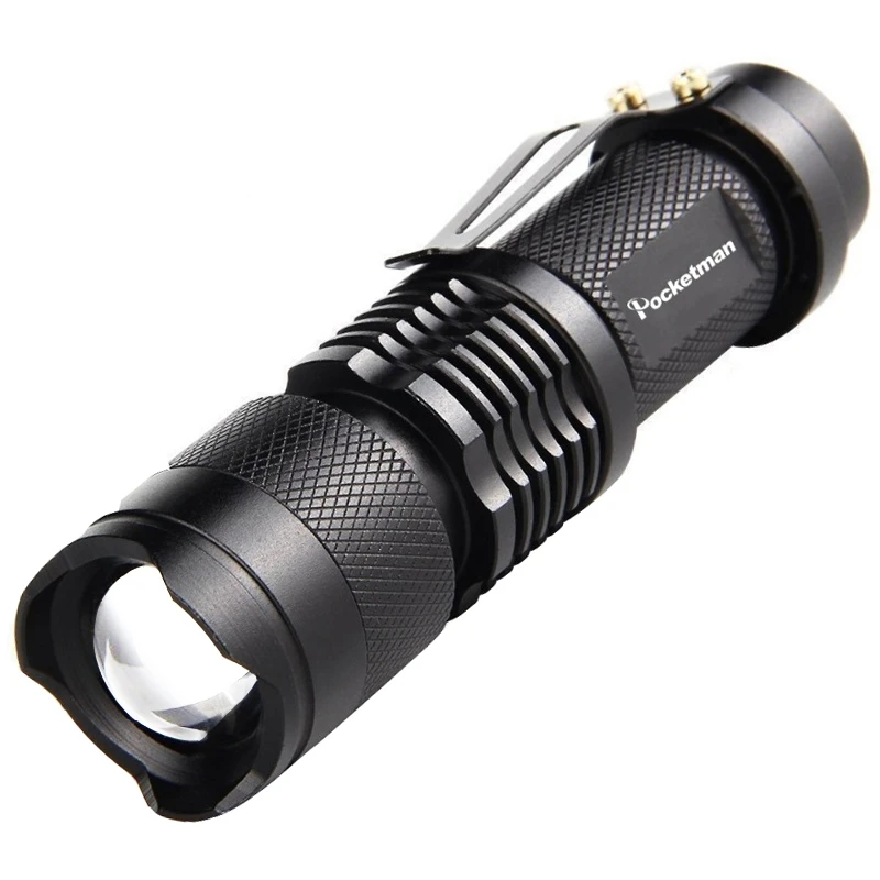 Q5 Flashlight Светодиодный фонарь, набор, XML-T6, тактический фонарь+ Q5, мини фонарь, водонепроницаемый фонарик, масштабируемый фонарь, легкий для переноски, для езды на велосипеде - Испускаемый цвет: Q5 Flashlight