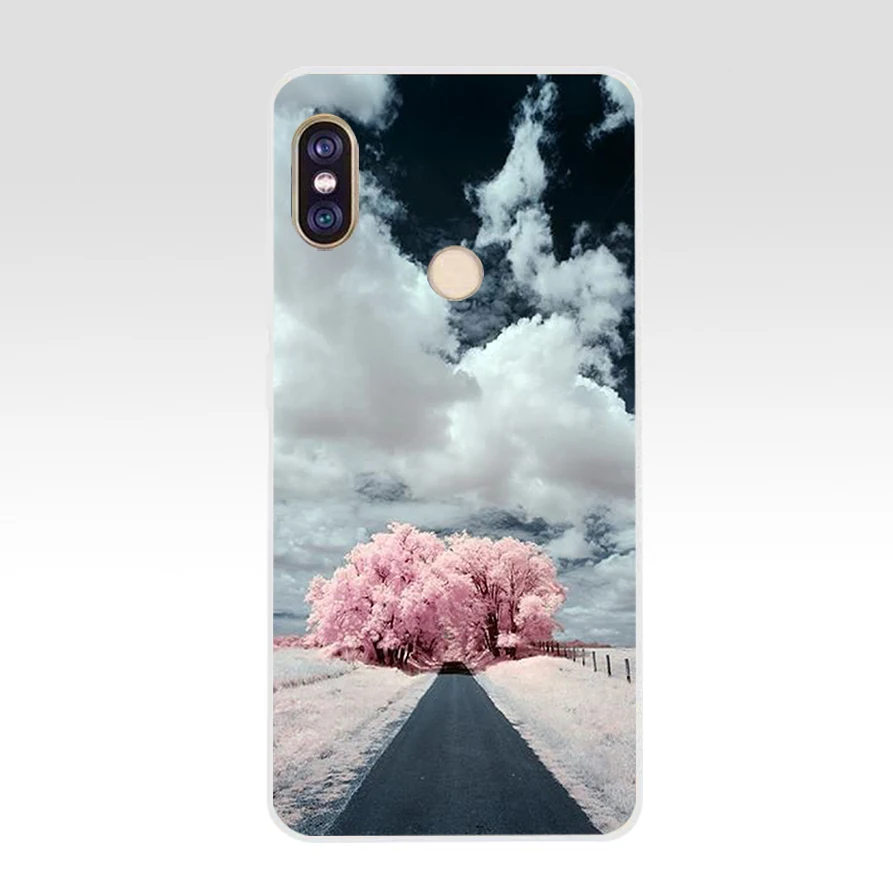 38AQ clouds on blue sky Soft Silicone Tpu Cover phone Case for xiaomi redmi 6 pro note 5 plus 4 4x mi 8 | Мобильные телефоны и