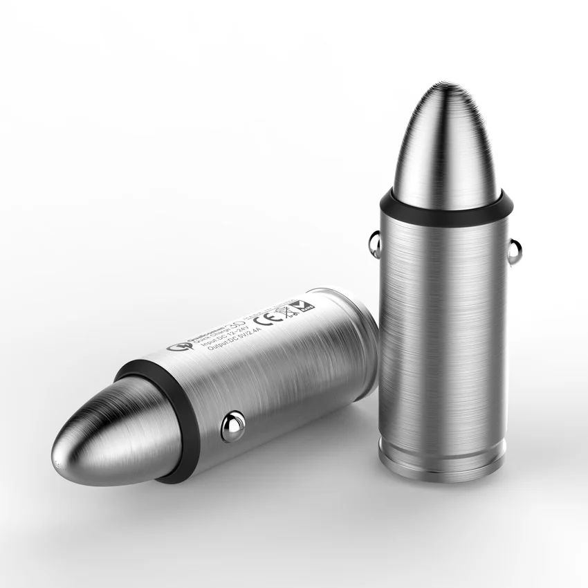 UYG CC102 Qualcomm QC 3.0 с Кабелем USB 1 Порт Мини Автомобильное Зарядное Устройство для