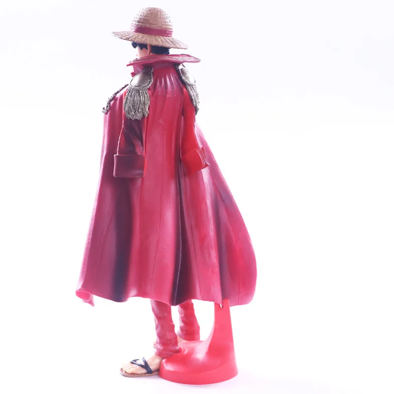 One piece Luffy 20th anniversary Ver. ПВХ фигурка красный плащ конечной король Луффи Санджи Зоро OP Коллекционная модель 25 см