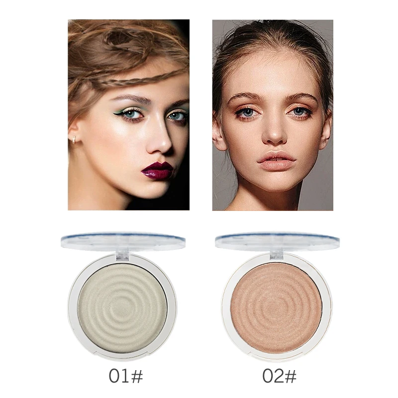 Запеченные хайлайтеры макияж консилер мерцающий компактный Осветляющий порошок