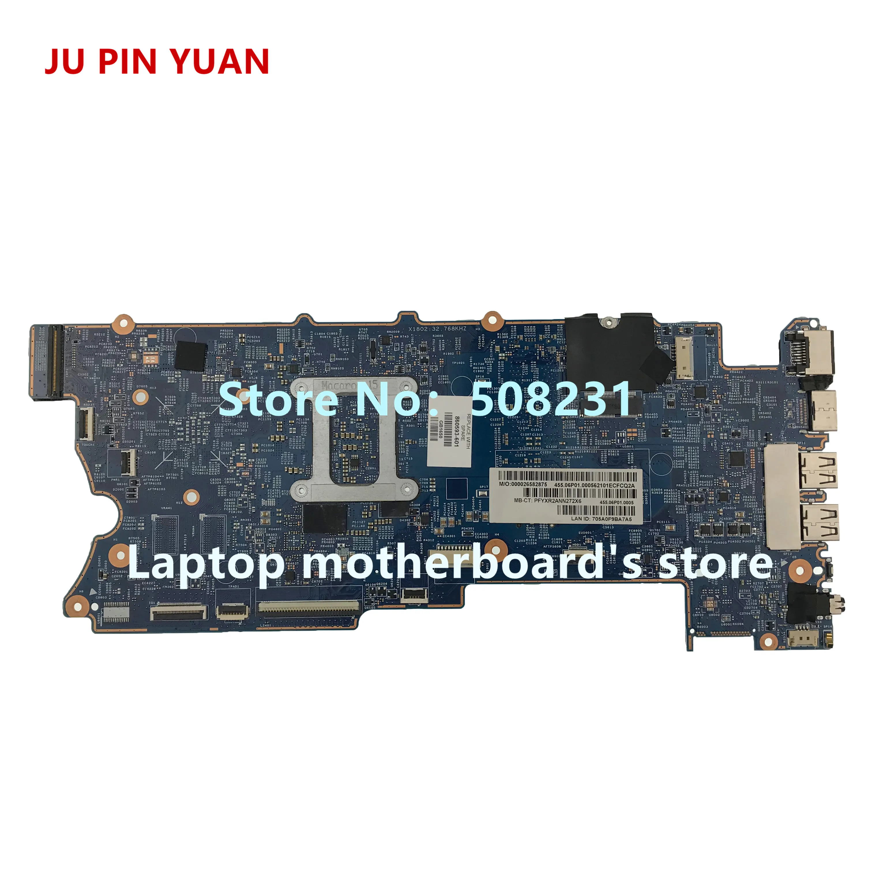 JU PIN Юань 601-903241 448.08J04.0011 для hp Pavilion x360 Кабриолет 13-u Материнская плата ноутбука PentN3710 полностью протестирована