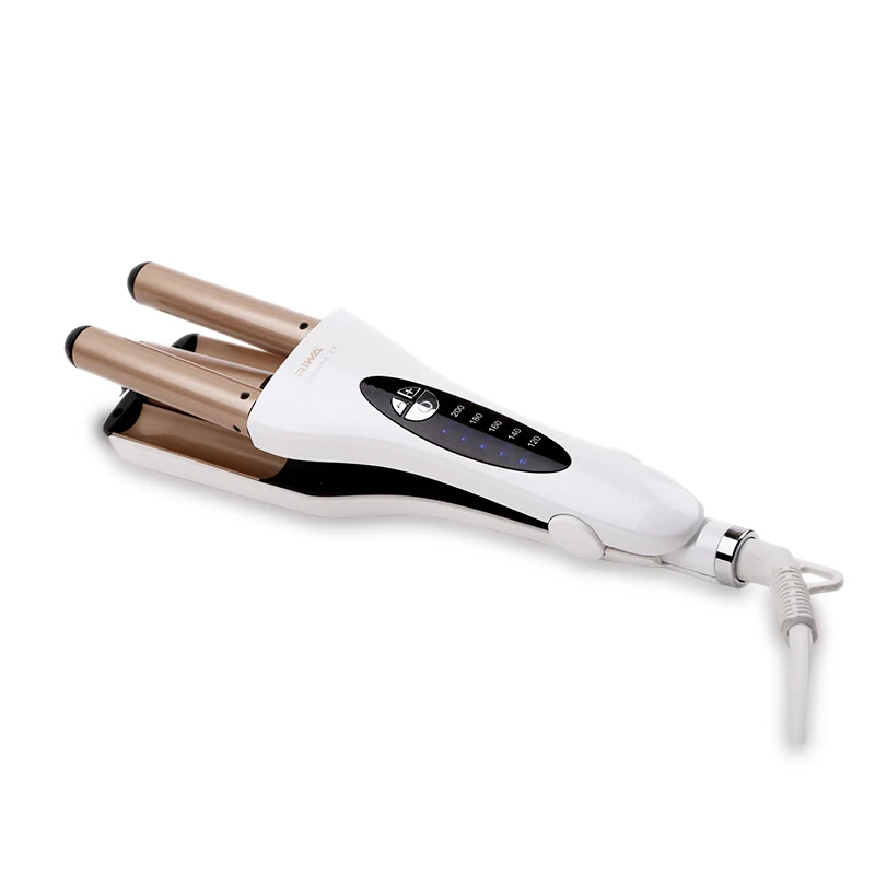 

RIWA LCD Nano Ceramic Curling Iron Hair Curler Anion Curling Wand Constant Temperature Lady Hair Stylers Curl Size Adjustable Z7