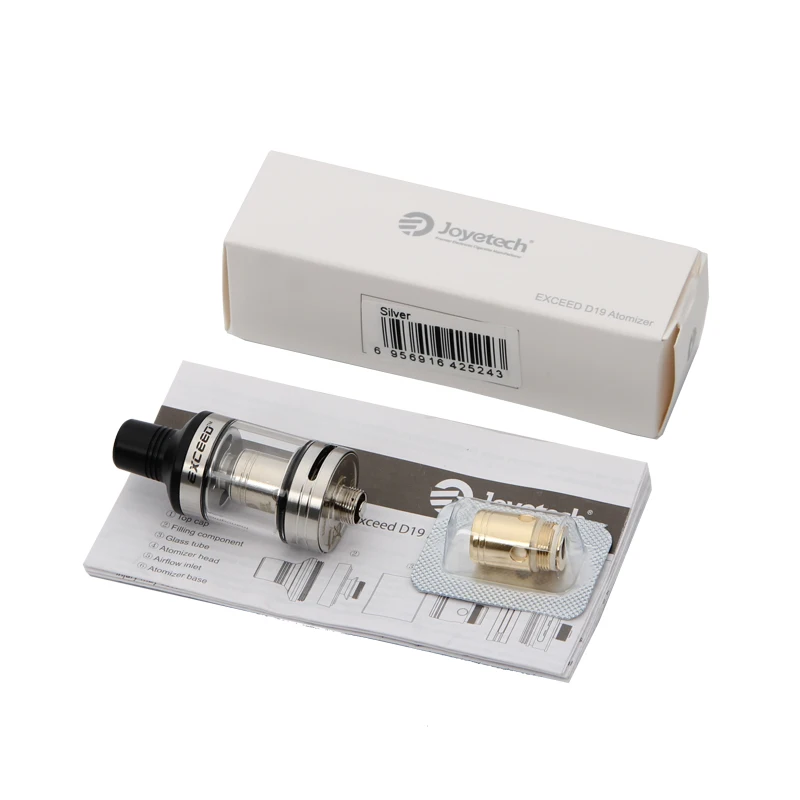 Оригинал Joyetech Exceed D19 распылитель 2 мл Топ заполнения дизайн Танк с новой серии EX
