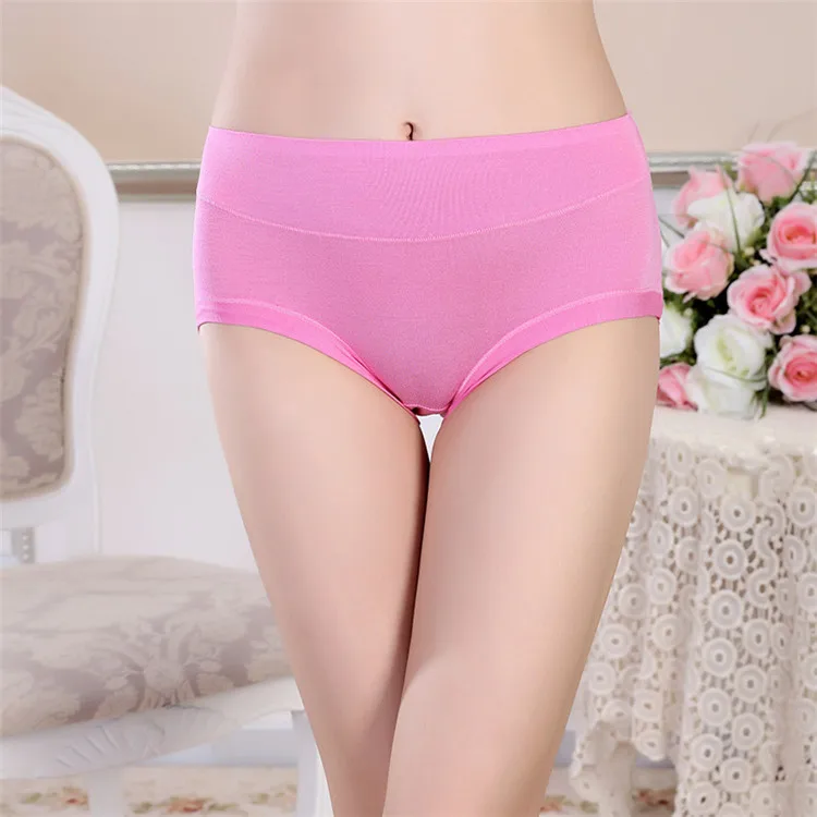 dark pink NITA, большие размеры, Натуральные Бамбуковые ткани, трусики, полная фигура, хипстеры, женское нижнее белье, мягкие трусы из вискозы размера плюс, трусики XL XXL - Цвет: dark pink