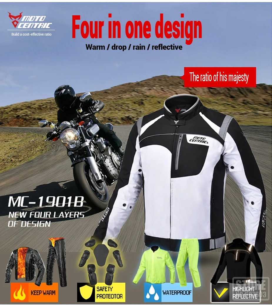 MOTOCENTRIC мотоциклетная куртка, водонепроницаемая мотоциклетная куртка, бронежилет для езды, гоночная мотоциклетная куртка, одежда для мотозащиты для мужчин