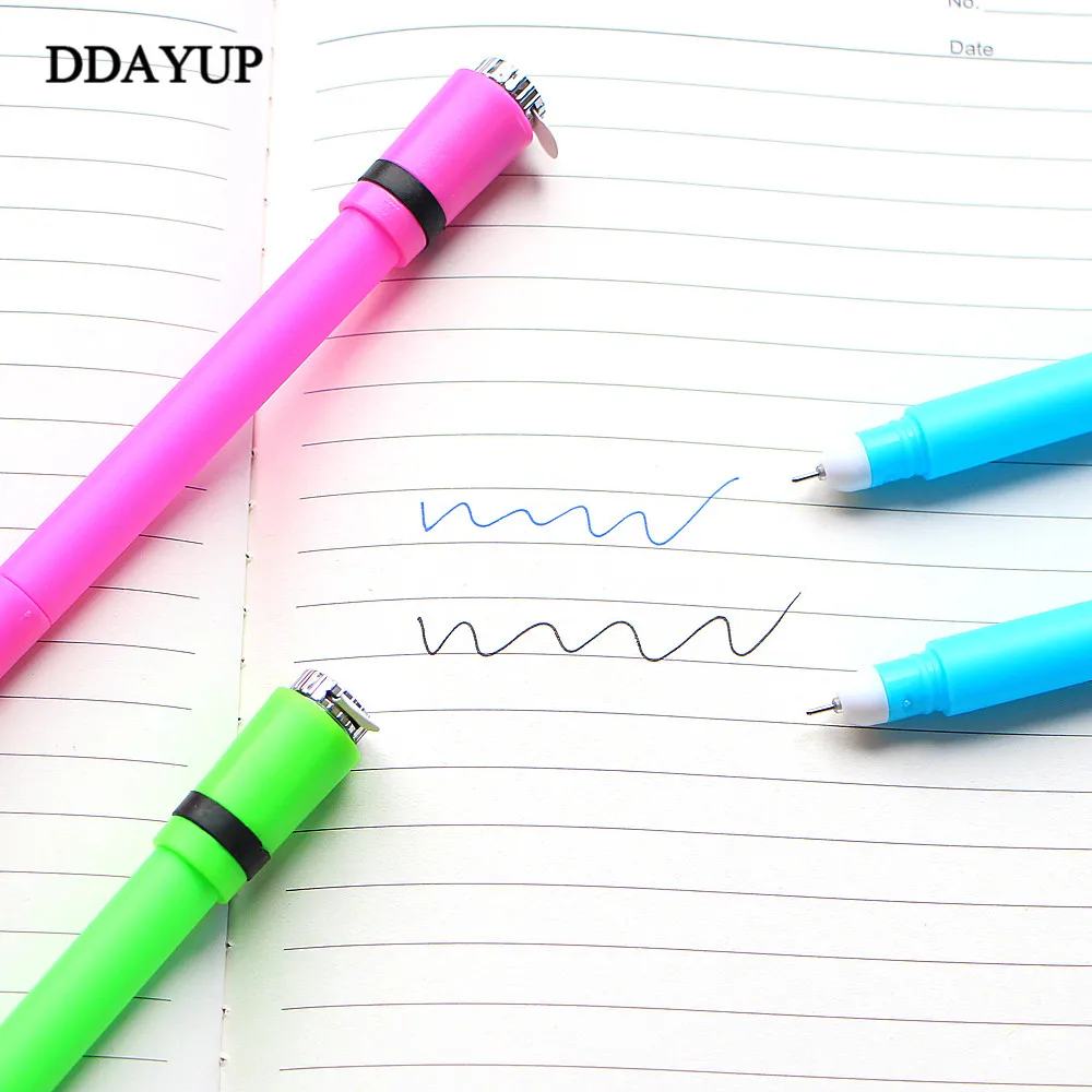 Вращающаяся гелевая ручка со вспышкой светильник для студентов Подарочные