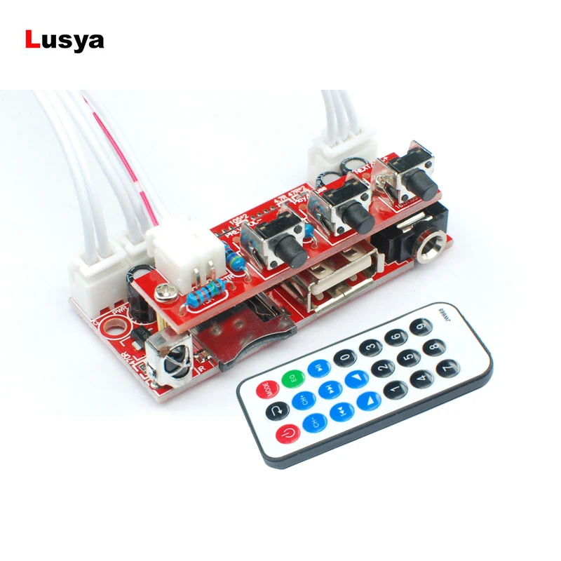 MP3 TF карта USB U дисковый декодер модуль DC 5 в 12 В 16 DAC плата WAV без потерь декодирующая