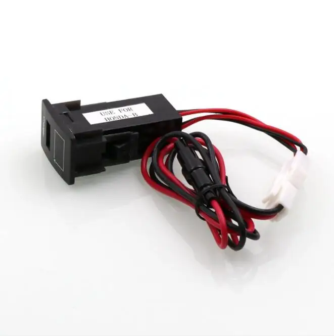 Автомобильное зарядное устройство с USB интерфейсом 5 в 2 1 А и измеритель
