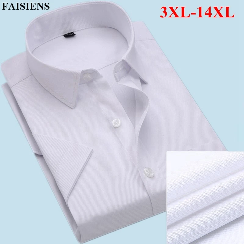 Модные летние мужские рубашки больших размеров с коротким рукавом 3XL 5XL 6XL 10XL 12XL 14XL