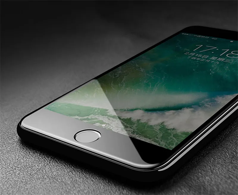 SMILYOU 5D защита экрана с закругленными краями для iPhone 6S 7 8 Plus полное покрытие 9H 3D/4D Закаленное стекло пленка для iPhone 6 Plus