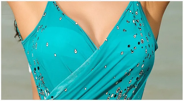 2019 новый пляжный сексуальный плащ с принтом Пляжное длинное платье парео женская