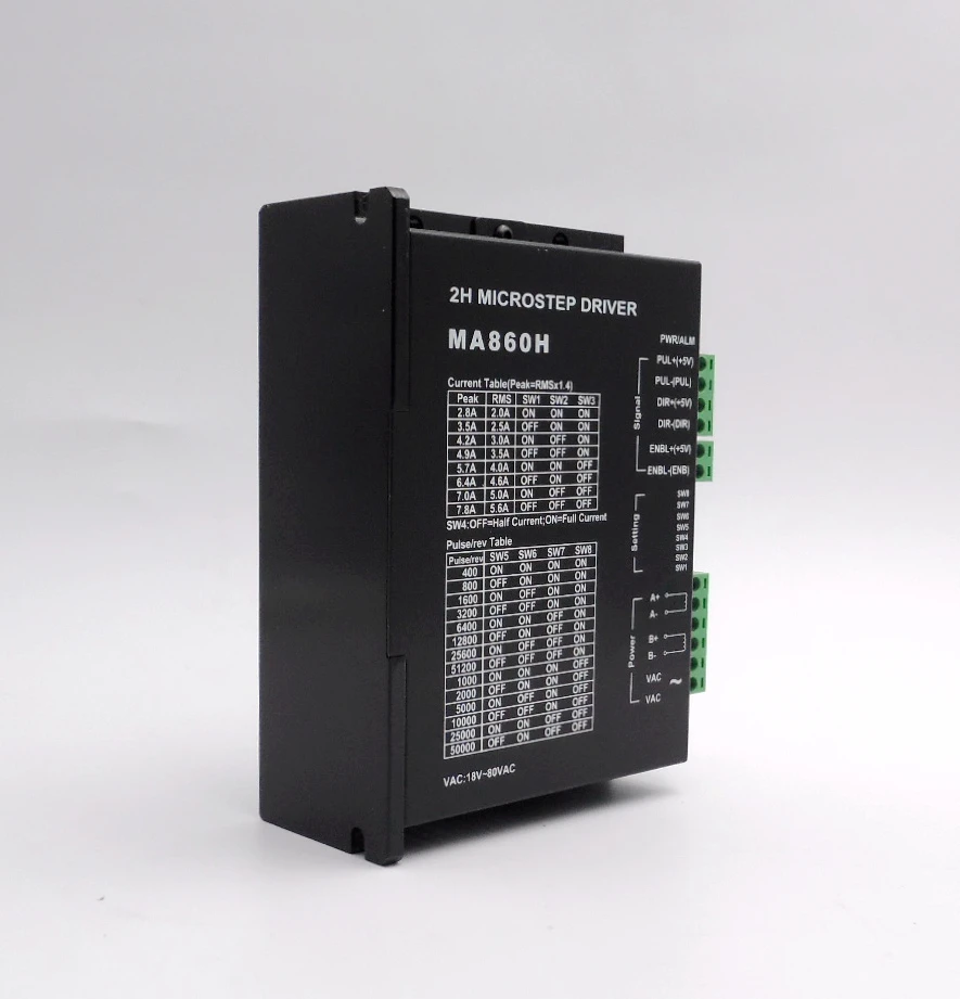MA860H AC18 80V Leadshine 2 фазы цифровой шаговый привод соответствия NEMA 23/34/42 двигатель