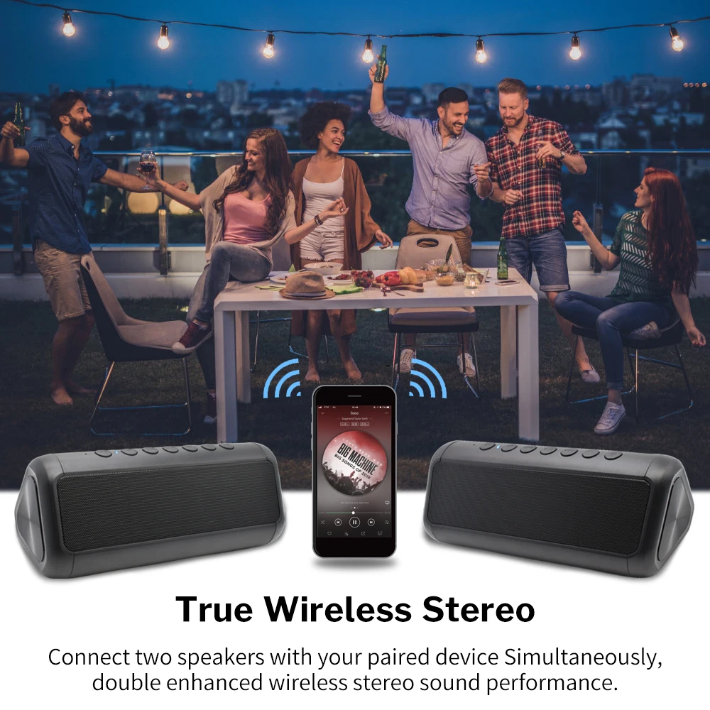 Bluetooth динамик водонепроницаемый портативный Колонка Беспроводная стерео