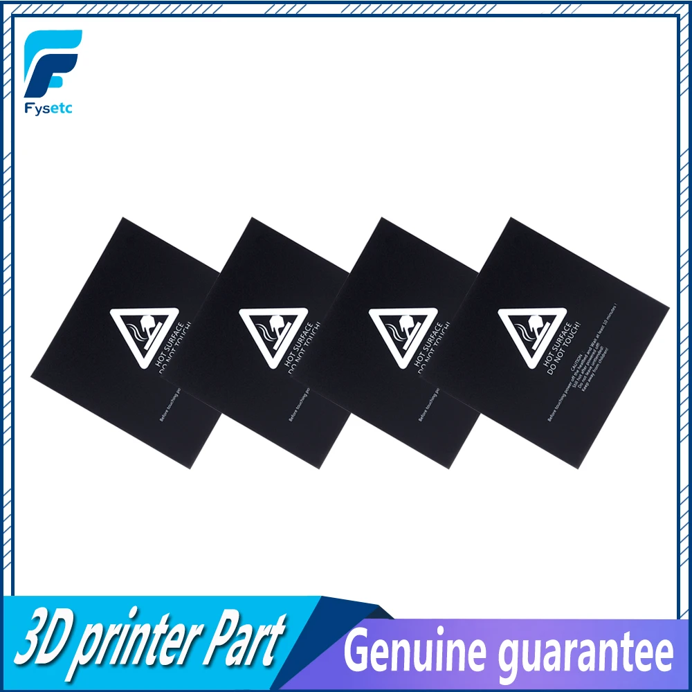 Черная матовая Подогреваемая кровать для Wanhao i3 Anet A8 A6 Ender 5 1 шт. 220x220 мм наклейка 3D