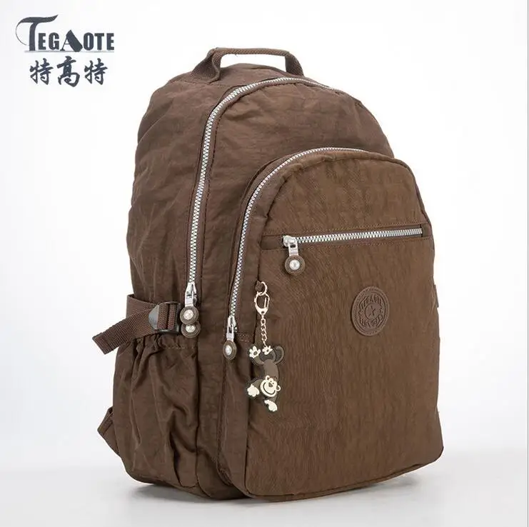 9 TEGAOTE, женский рюкзак для девочек-подростков, нейлоновые рюкзаки, Mochila Feminina, женский рюкзак для путешествий, школьный рюкзак, сумка для путешествий - Цвет: 9