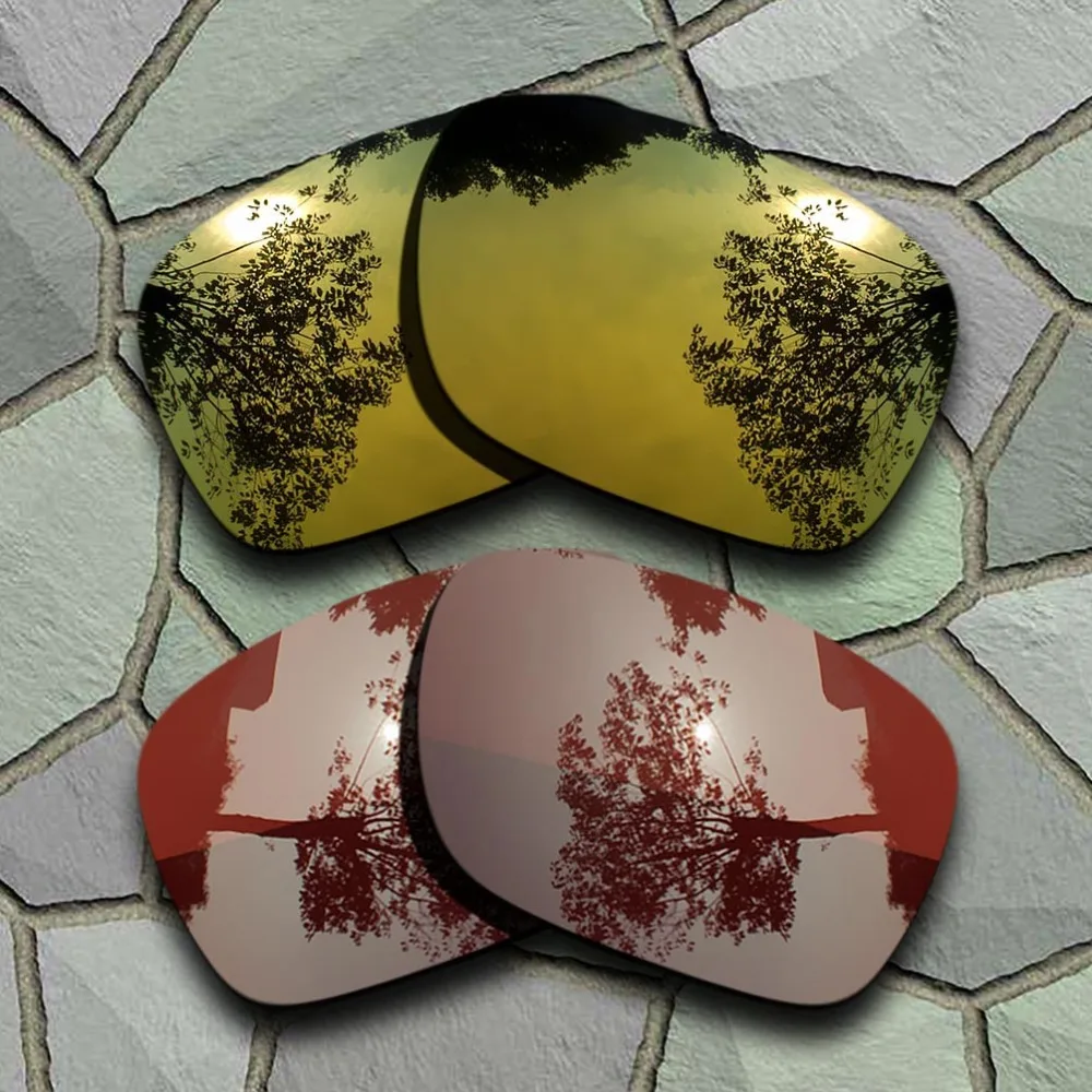 Солнцезащитные очки Oakley Holbrook (TAC) сменные поляризационные желтые золотые и
