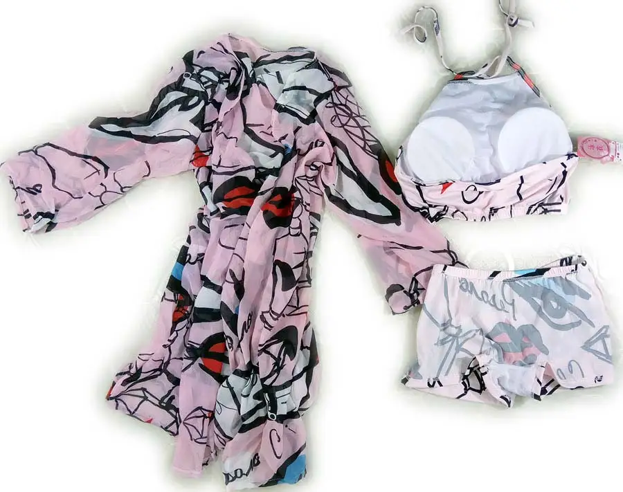 Лена Гага купальник Высокая Талия Бикини высокой Средства ухода за кожей шеи