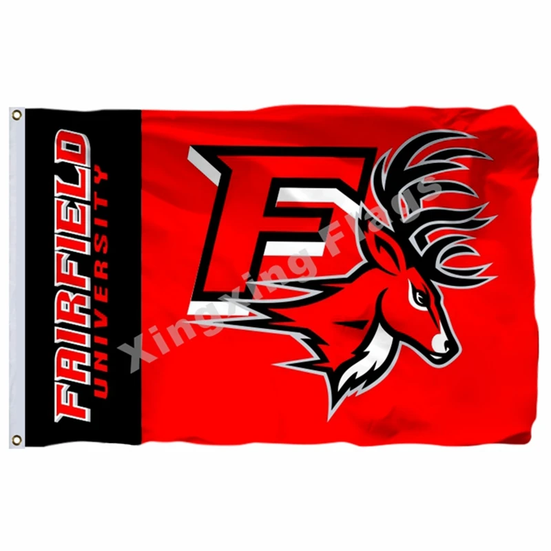 Fairfield Stags флаг 3ft x 5ft полиэстеровый баннер Летающий Размер № 4 90*150 см На Заказ Флаг |
