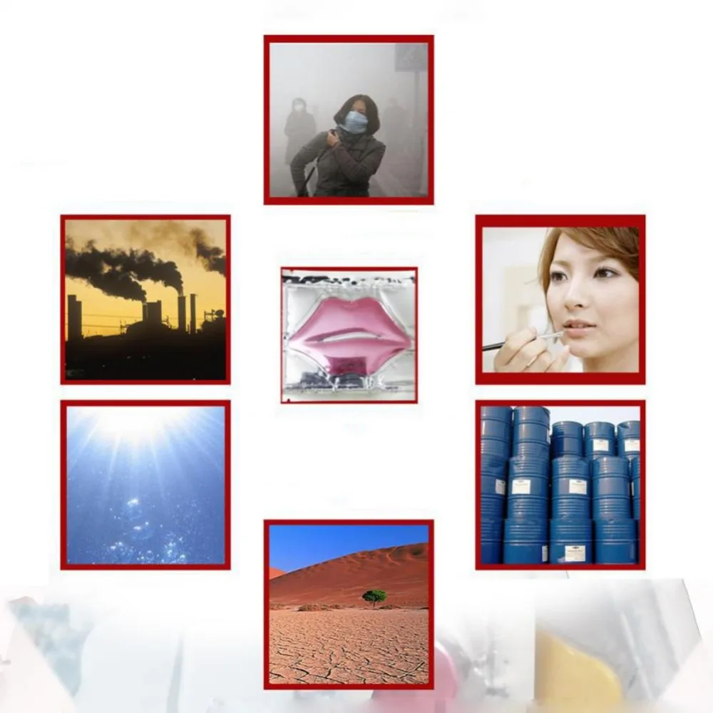 Коллагеновая Мембрана для губ увлажняющая гладкая тонкая линия осветляет цвет