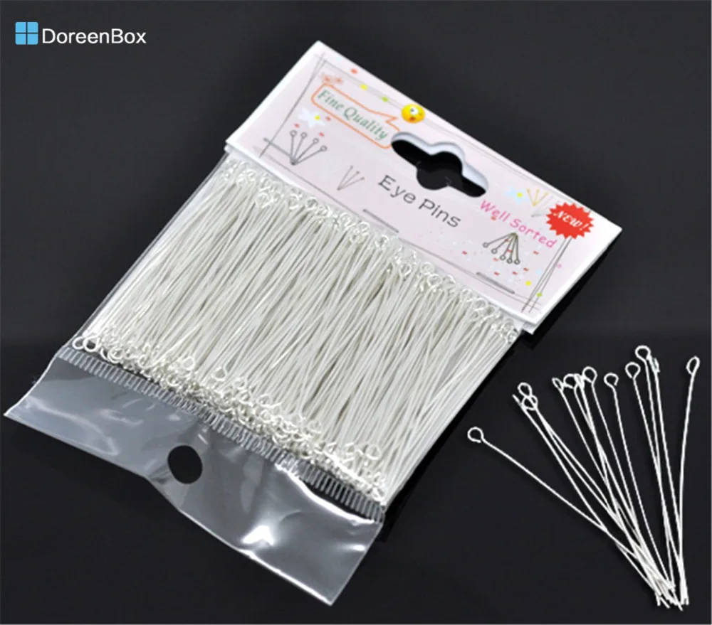 Doreen Box Lovely(300 шт) хорошо рассортированные булавки для глаз 5 см(")(B13049
