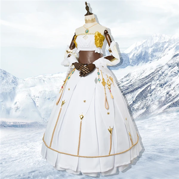 Аниме Fate/Grand Order Анастазия платье принцессы синяя накидка Косплей Костюм Полный