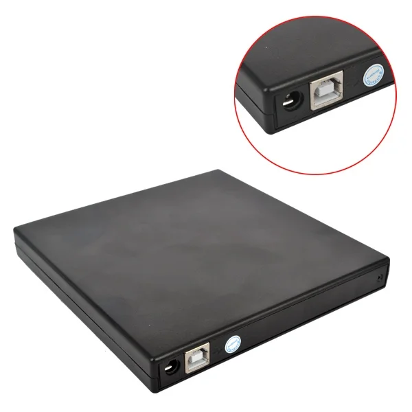 Внешний USB 2 0 тонкий оптический привод kebidumei запись в горелка с разъемом SATA