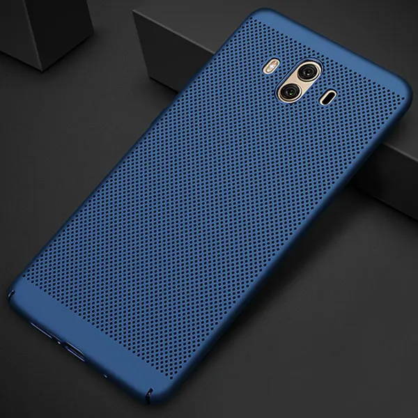 Blue Роскошная охлаждающая задняя крышка для huawei mate 20 10 Lite P20 Pro P10 Plus P30 чехол матовый чехол для huawei P30 P20 полный PC чехол - Цвет: Blue