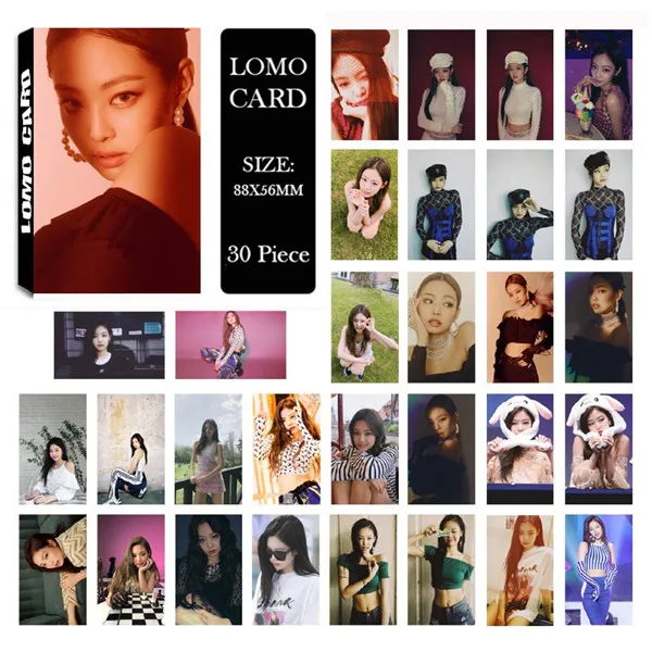 JENNIE Youpop KPOP BLACKPINK Kill This Love JISOO LISA JENNIE альбом ломо карты Новая мода самодельная бумажная фото карта Фотокарта LK638 - Цвет: JENNIE