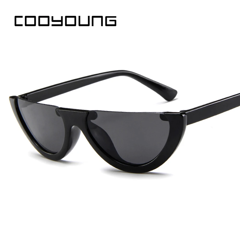 Солнцезащитные очки COOYOUNG кошачий глаз UV400 женские маленькие винтажные солнечные