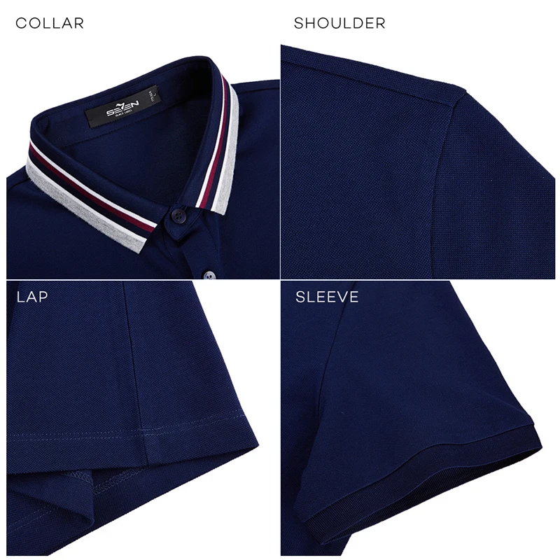Seven7 брендовые рубашки поло с коротким рукавом для мужчин полосатый воротник