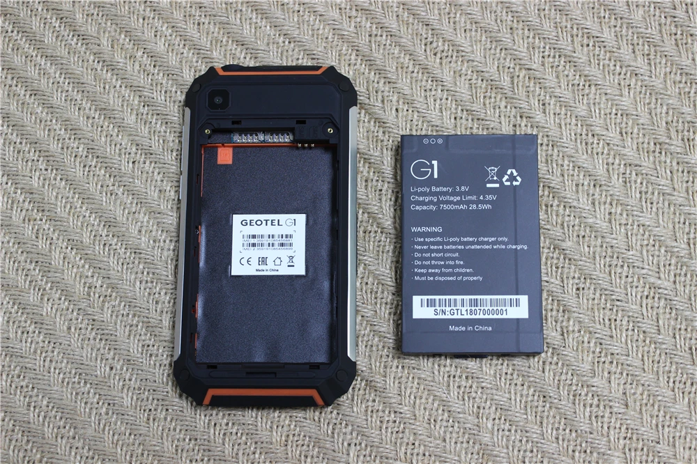 Geotel G1 3g WCDMA телефон 7500 мАч банк питания Мобильный телефон Android 7,0 MTK6580A четырехъядерный 2 Гб ram 16 Гб rom сотовые телефоны
