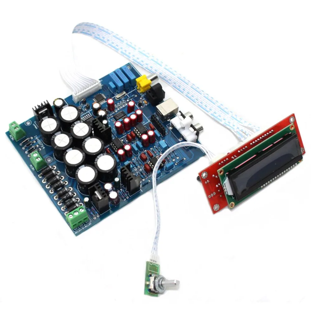 Цап PCM1794 + AK4118 AD827 LCD USB DAC soft control Decoder Board YJ00120 | Электроника