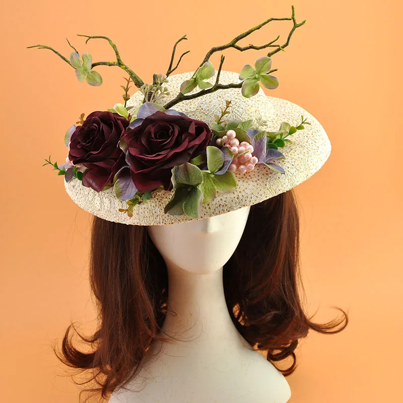 Резинки для волос Для женщин шляпа свадьбная из фатина девочек Аксессуары с