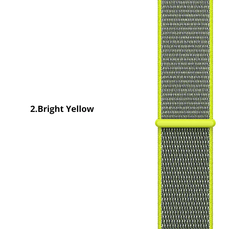 bright yellow 20 мм, 22 мм, нейлоновый ремешок для Garmin Vivoactive3, ремешок Garmin Forerunner 645/245, сменный быстросъемный браслет, ремень - Цвет ремешка: bright yellow