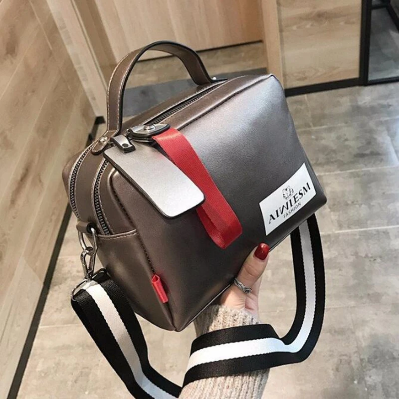 Large capacity luxury handbags women bags designer Double zipper solid color hot sale bag female 2019 X410 | Багаж и сумки