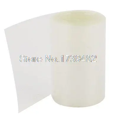 

2Meters 64mm Width PVC Heat Shrink Wrap Tube Clear for AA Battery Pack