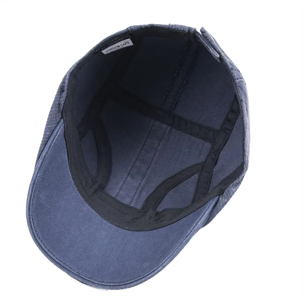VOBOOM Flat Ivy Cap Men Women Washed Cotton Golf Caps Newsboy Beret Baker Boy Hat Male Female Small Size Boina 037 |