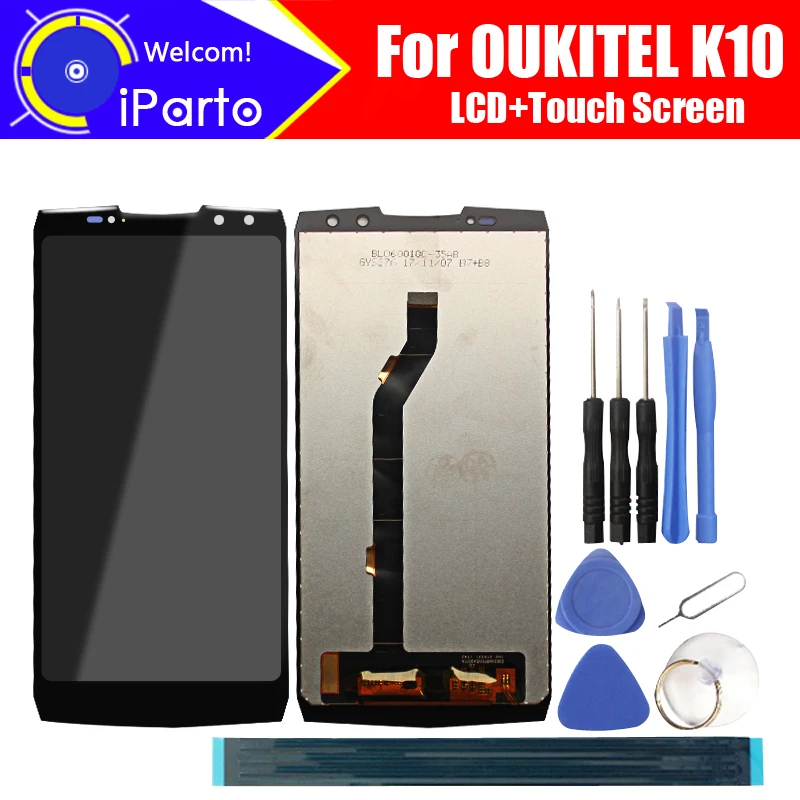 6 0 дюймов OUKITEL K10 ЖК дисплей Дисплей + кодирующий преобразователь сенсорного