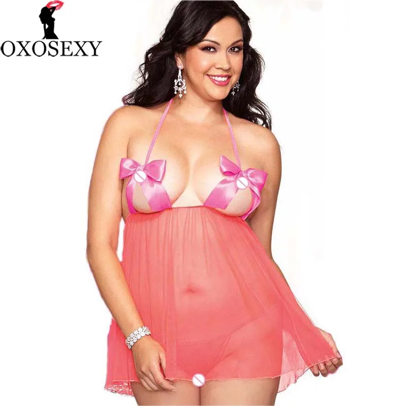 Сексуальное женское нижнее белье OXOSEXY XXXL горячее сексуальное с бантом