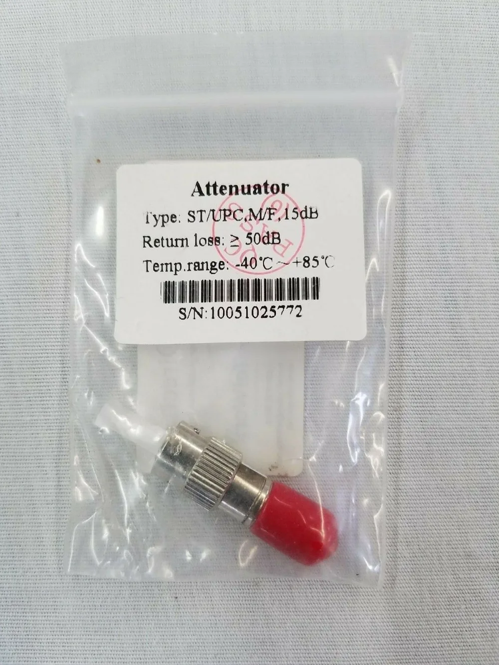 

Fiber Attenuator, ST/UPC, Female to male