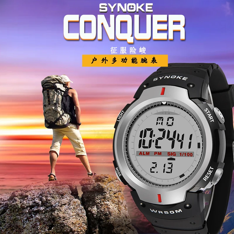 Новые модные спортивные супер крутые Мужские кварцевые цифровые часы мужские