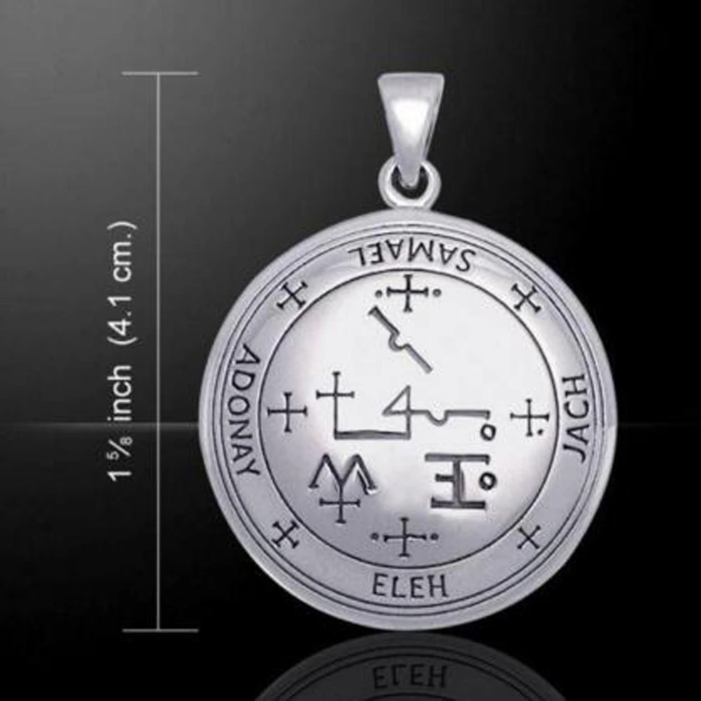 Серебряный или золотой кулон Archangel Samael Talisman Sigil of Angelic|Подвески| |