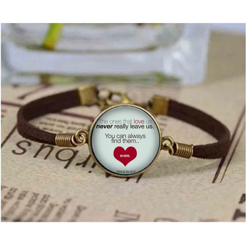 Те которые любят нас никогда не оставляют нам браслеты из бронзы SIRIUS BLACK браслет с