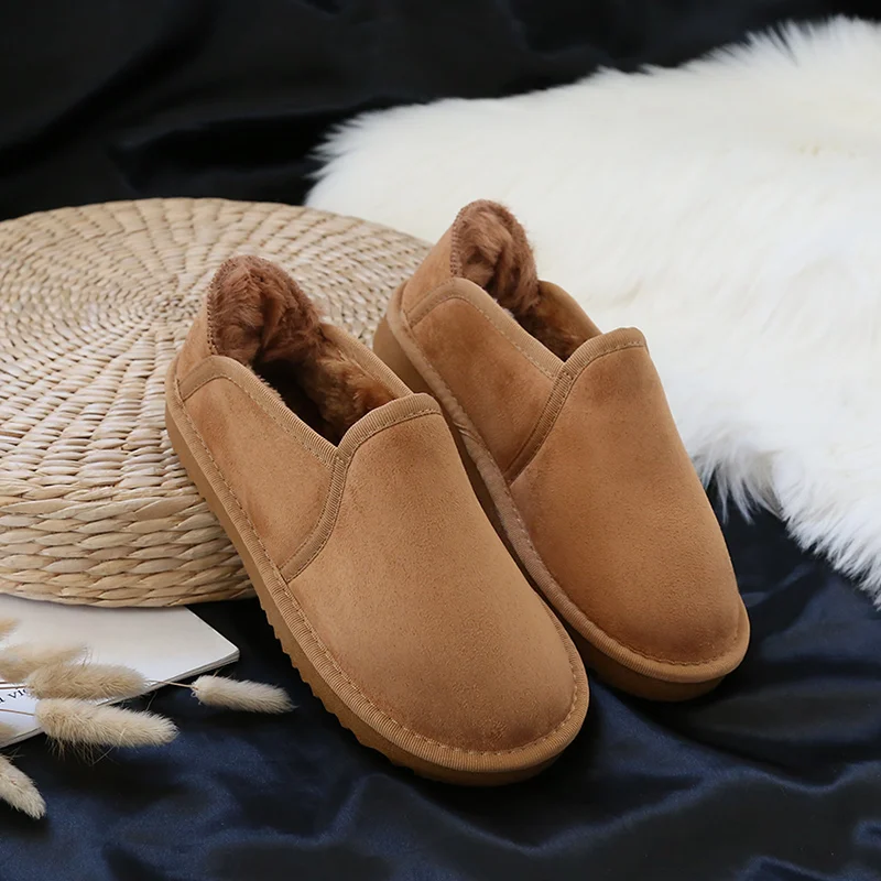 Новинка 2018 женские зимние ботинки толстая плюшевая зимняя теплая обувь модные