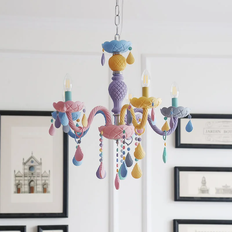 Детская комната Macarons цвет hanglamp подвесные светильники лампы светодиодные для